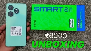 infinix Smart 8 HD Unboxing And first' Look | Magic Ring | 90Hz Display