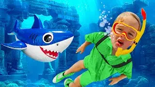 Shark in Swimming pool and other stories for kids