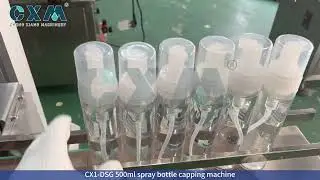 CX1-DSG 500ml Spray Bottle Capping Machine | Automatic Cap Screwing