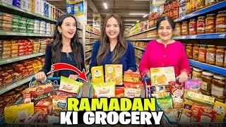 Ramadan Ki Tayyarian Start&hearts;️😇|Grocery Shopping Karli🤩🛍️|Free Mein Noodles Mill Gayi🥰😍|Sistrology 