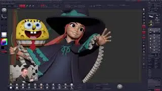 ZBrush Sculpting a Witch - #12