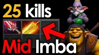 Alchemist MID 25 Kills | Radiance Bloodthorn | Immortal | Dota 2 7.40c