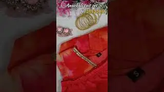 Anarkali suit set ft AMAZON #fashion #meeshoshopping #shortvideo #hauls #youtubeshorts #amazon
