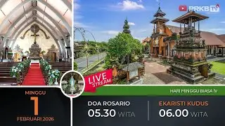 LIVE DOA ROSARIO & EKARISTI KUDUS,  1/2/26 05.30 WITA