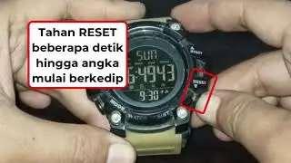 cara setting tanggal jam digital |setting jam tangan digital lengkap
