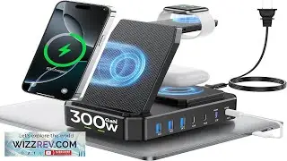 300W Charging Station for Multiple Devices Apple 10 in 1 Wireless Charger
