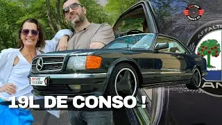 MERCEDES 500 SEC, LA + BADASS DES MERCO DES ANNÉES 80  😈( Hybride TGV-Parasol )