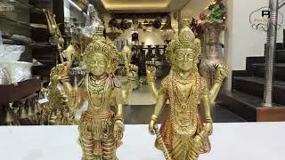 Brass Showpiece Vishnu Laxmi ji Idol (BS1412) || Buy online || विष्णु लक्ष्मी जी की मूर्ति ||