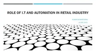 Webinar Role Of IT & Automation In Retail Industry