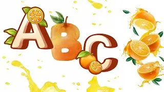 🍊Orange Fruit ABC Song for Kids | Fun Alphabet Learning with Juicy Orange Letters