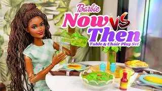 Versus : Barbie Table & Chairs Play Sets | Now vs  Then | 2006 vs 2022