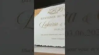 Panneau de bienvenue en acrylique 50&times;70 cm
