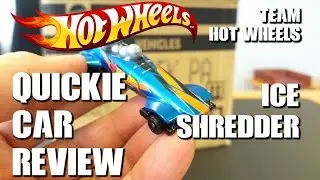 QUICKIE CAR REVIEW - ICE SHREDDER - pretty interesting little bobsled type Hot Wheel car thingie