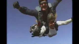 Samantha Fox  'Malaria No More' Skydive with Music