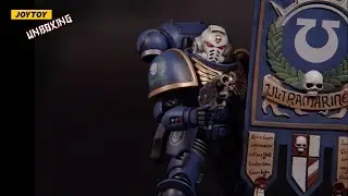 JOYTOY PRIMARIS ANCIENT POSCA WARHAMMER 40K ULTRAMARINES 1/18 HEROES OF THE CHAPTER unboxing JT2498