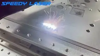 SPEEDY LASER 200W JPT MOPA fiber laser marking machine for aluminum plate deep engraving