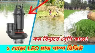 LEO Mud Pump Price in Bangladesh | লিও মাঠ পাম্পের দাম ও তথ্য| QDX 15-10/0.75LA