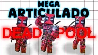 COMO HACER FIGURA DE PAPEL DE DEADPOOL  | 🤯PAPERCRACFT EPICO🤯