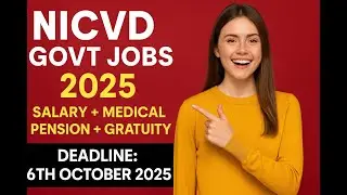 &ldquo;NICVD Govt Jobs 2025 | Salary + Benefits | Apply by 6 Oct&rdquo;