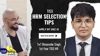 Chat With TISSians | TISS HRM & LR Selection procedure | Application deadline 15 December!