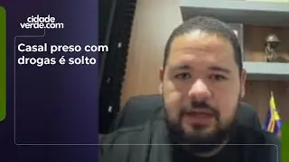 Casal preso com drogas é solto