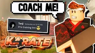 Меня тренировал обладатель черного пояса по каратэ (Roblox)