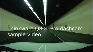 Thinkware Q800 pro 2ch dashcam video sample