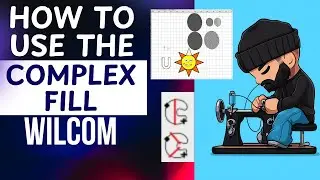 How to use the Complex Fill Tool Wilcom | Digitizing for Beginners