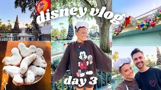 DISNEY VLOG ✨ TRYING MICKEY BEIGNETS, HOLLYWOOD STUDIOS CHRISTMAS, EPCOT NIGHT 