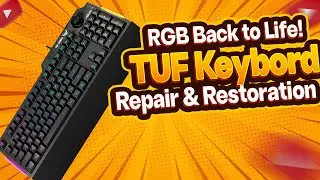 Full Keycap Swap on ASUS TUF Gaming K1&ndash; Clean & Restore