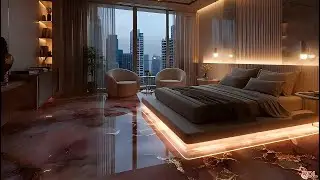 Pink Onyx Epoxy Floor &mdash; Luxury Bedroom Makeover ✨
