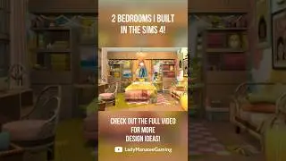 2 Cozy Bedroom Designs in The Sims 4 #thesims4 #ts4 #sims4