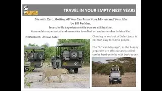 Travel as an Investment - SAS Financial Services Webinar with Sandy Lipkowitz