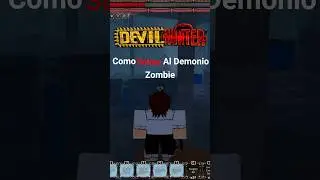 Como Solear al demonio zombie | Devil Hunter #roblox #gaming #reze #denji #chainsawman
