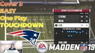 EASY Cover 3 One Play TOUCHDOWN | Madden NFL 19 Tip