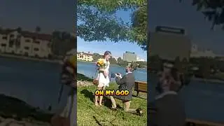 Florida Police Officer Helps College Student Pull Off Best Proposal Ever! ❤️ #shorts