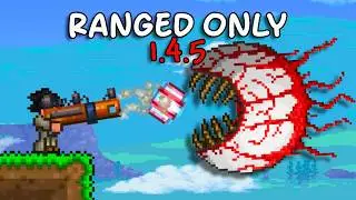 Can You Beat Terraria 1.4.5 Using Ranged Weapons Only?