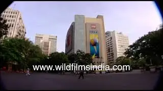 Mumbai in early 2000's - High rise office buildings, newly constructed apartment buildings