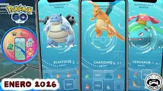 VENUSAUR, CHARIZARD y BLASTOISE VUELVEN con MOVIMIENTOS LEGACY en POKEMON GO ENERO 2026