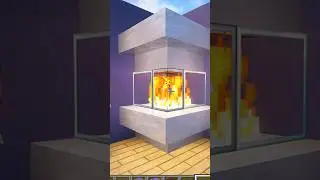 Minecraft Enchanted Fireplace 🔥 | #minecraft #shorts #gaming