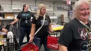 More than 50 educators in Dysart go on free shopping spree