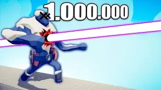 1.000.000 DAMAGE LASER GUN 1 vs 1 TOURNAMENT - TABS | Totally Accurate Battle Simulator 2023