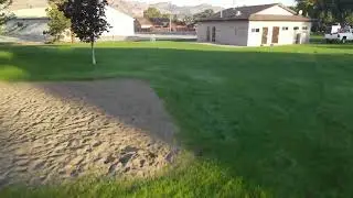 Hole 2 at the Community Centre in Oliver, British Columbia, Canada.