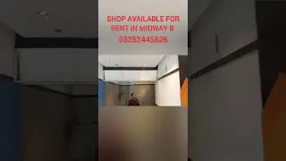 SHOP AVAILABLE FOR RENT IN MIDWAY B COMMERCIAL #bahriatownkarachi