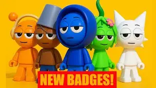 Get Badges: Wenda, Brud, Jevin, El Cool P, Blue Rainbow Friends in Roblox Sprunki Rush | NEW BADGES