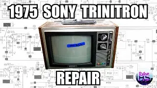 Almost Fixed! Restoring a 1975 Sony Trinitron – The Struggle Continues!