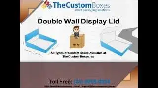 Double Wall Display Lid Boxes