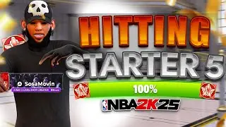 DRIBBLE GOD HITS STARTER 5 IN STAGE NBA 2K25!