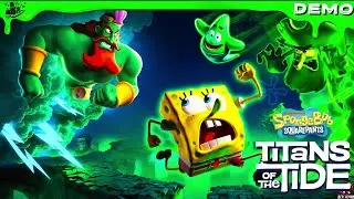 SpongeBob SquarePants: Titans of the Tide (PC/RTX 4090) Демо &mdash; Полное прохождение игры [4K 60FPS]