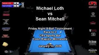 Michael Loth vs Sean Mitchell - Live stream billiards pool match #condensedpool #perfectaimbilliards